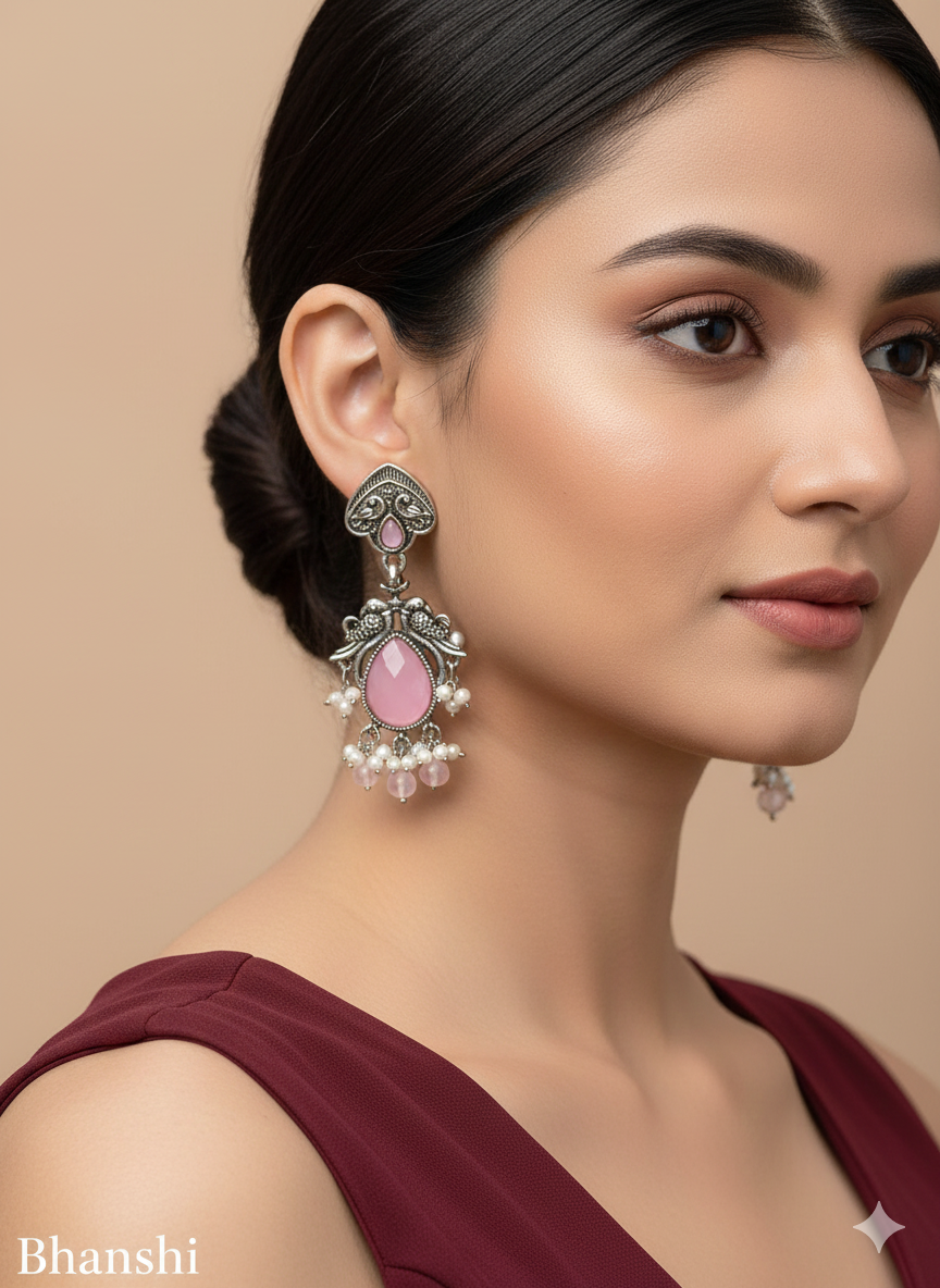 Brass Bollywood Bhanshi Earrings