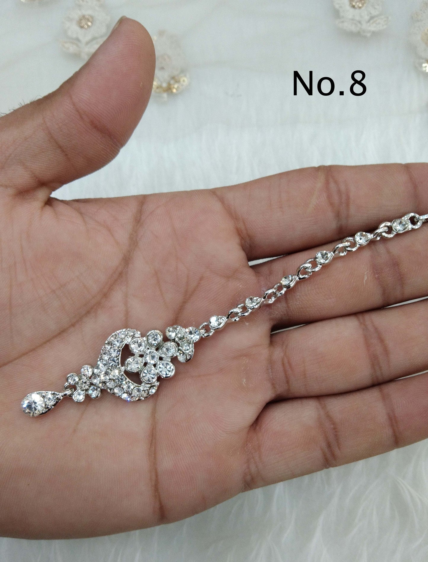 Tikka Tika  Jewellery/Antique gold , silver , rose gold Maang Tikka Indian mini Jewellery