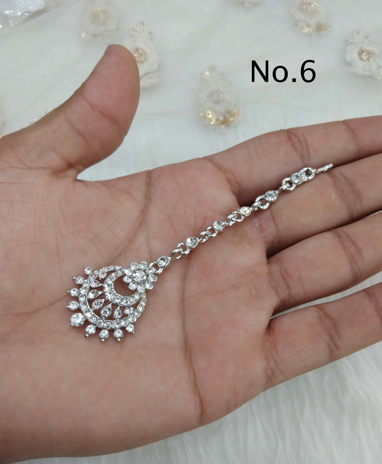 Tikka Tika  Jewellery/Antique gold , silver , rose gold Maang Tikka Indian mini Jewellery