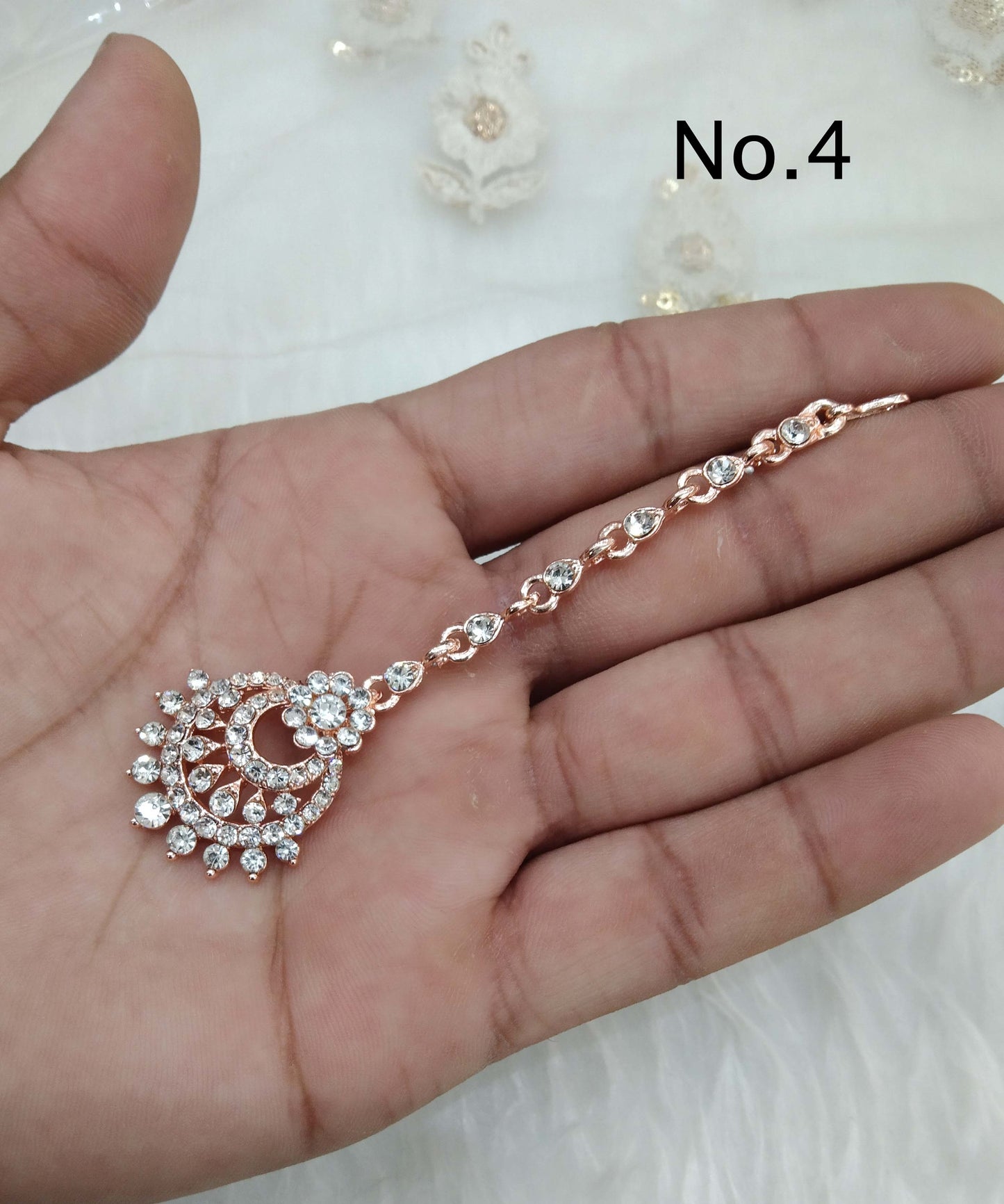 Tikka Tika  Jewellery/Antique gold , silver , rose gold Maang Tikka Indian mini Jewellery