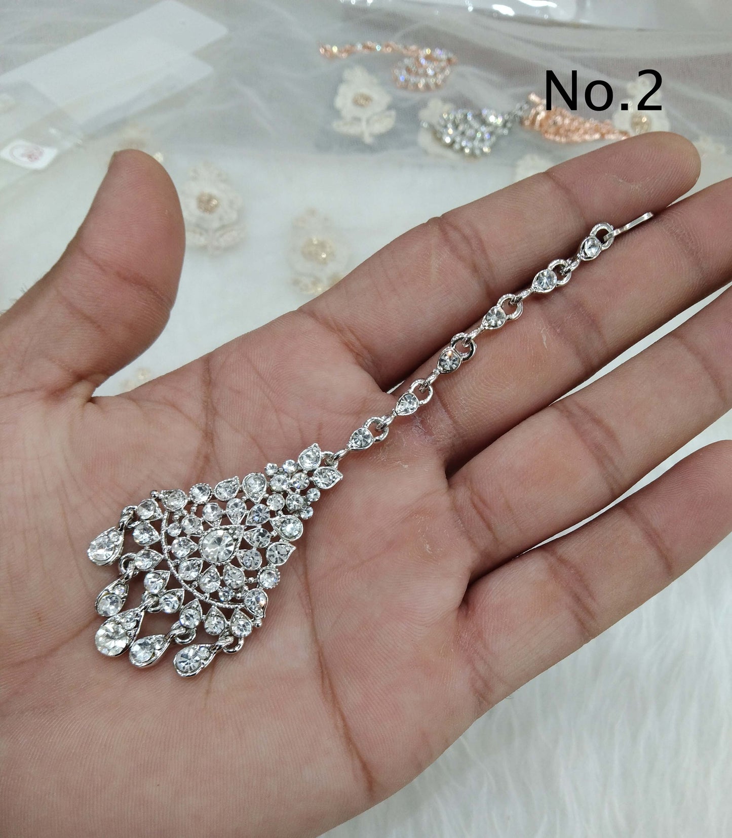 Tikka Tika  Jewellery/Antique gold , silver , rose gold Maang Tikka Indian mini Jewellery