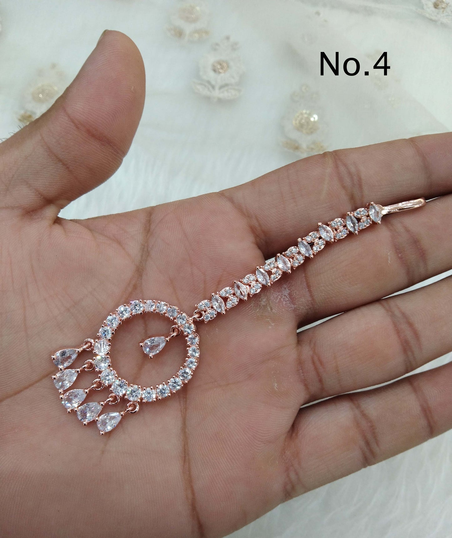 Rose gold, Silver Tika Tikka Jewellery Indian Headpiece Tikka Jewelry/Silver HeadPiece tikka tika noni Headpiece