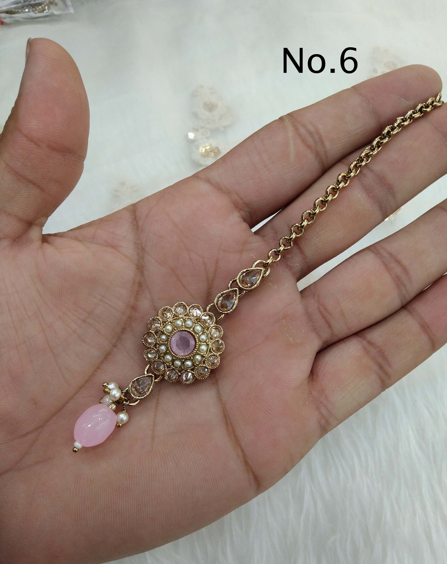 Tikka Tika Jewellery Indian Headpiece Jewellery/Dark gold HeadPiece Tikka Hair/ Maang Tikka gini Jewellery