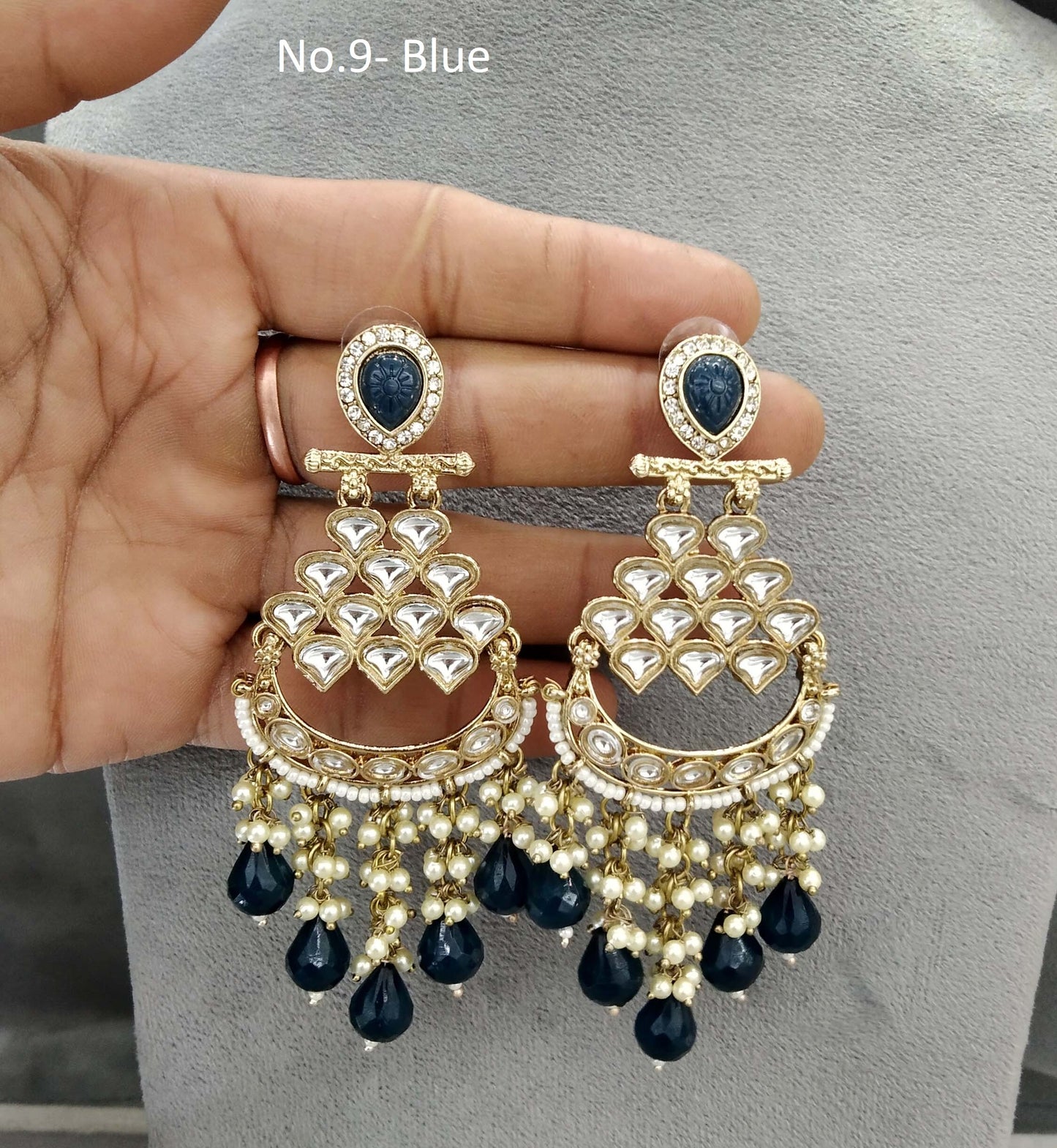 Indian Kundan Earrings Jewellery/Kundan Earrings/ bollywood Earrings tiger Set