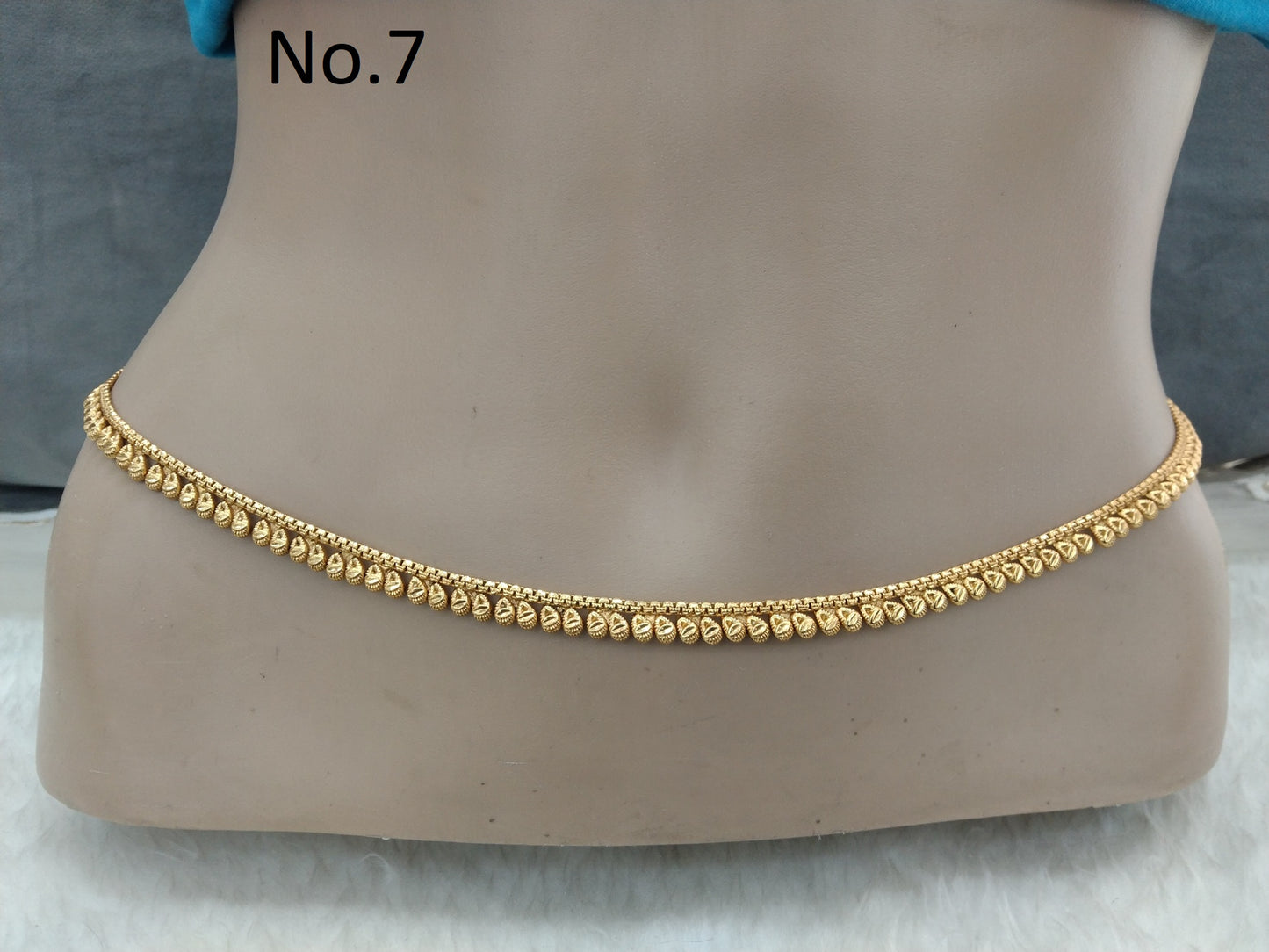 Waist Chain Gold Polki Belly Waist Sari Saree Chain Jewelry Indian Kamarbandh Kamarband Belt/Simple Body Chain Jewellery