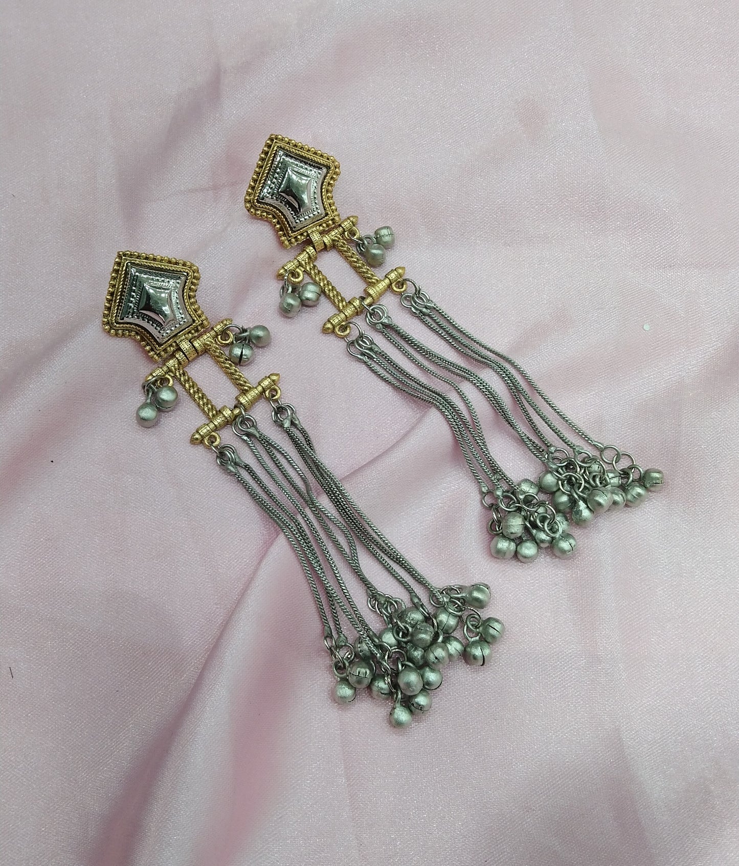 Brass Bollywood Bhanshi Earrings