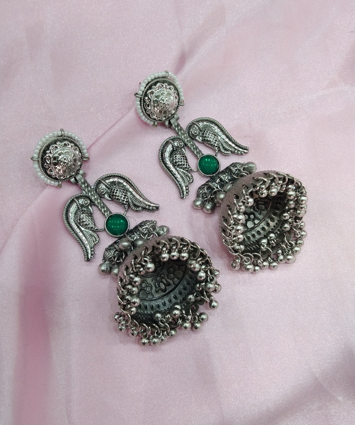Brass Jhumka Bollywood Kritika Earrings