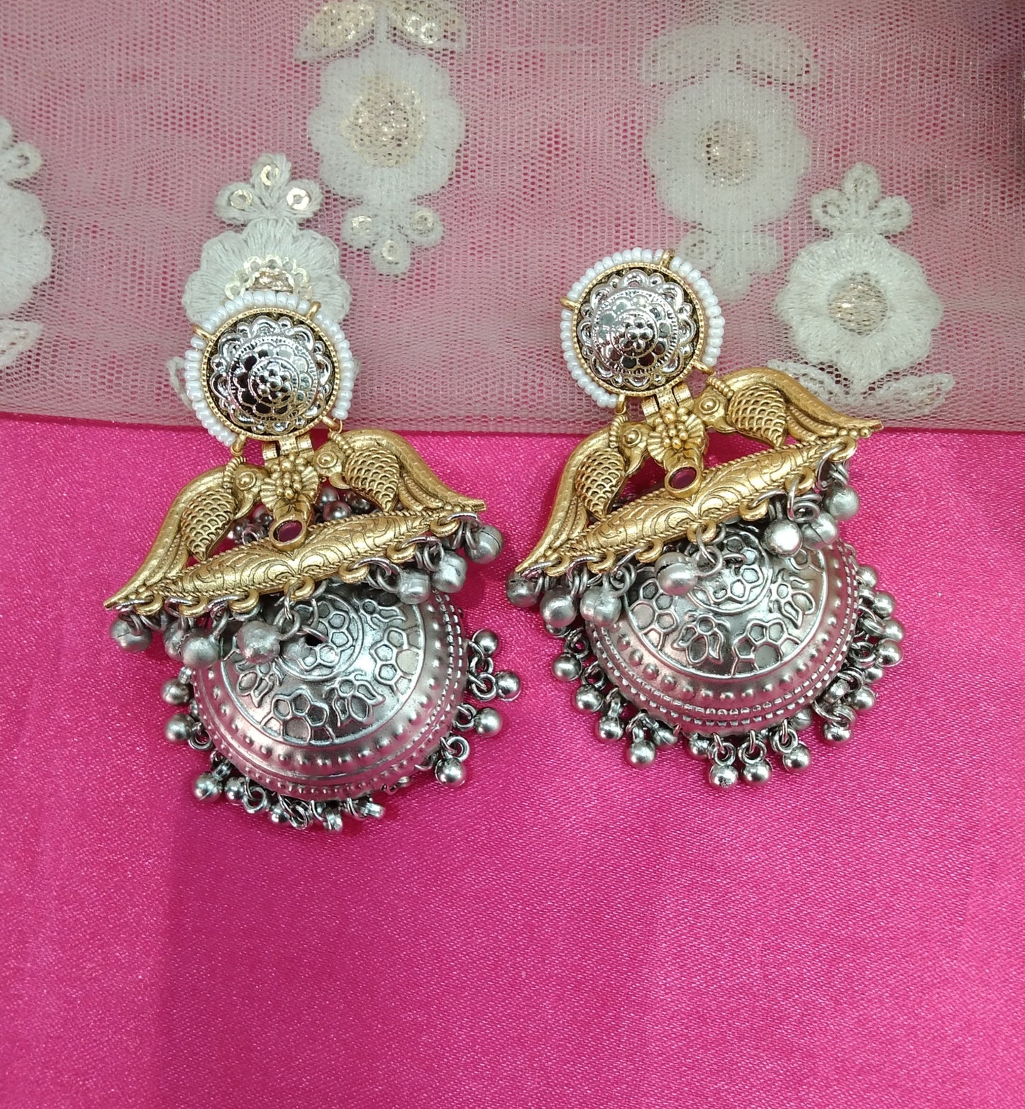 Brass Jhumka Bollywood Kritika Earrings