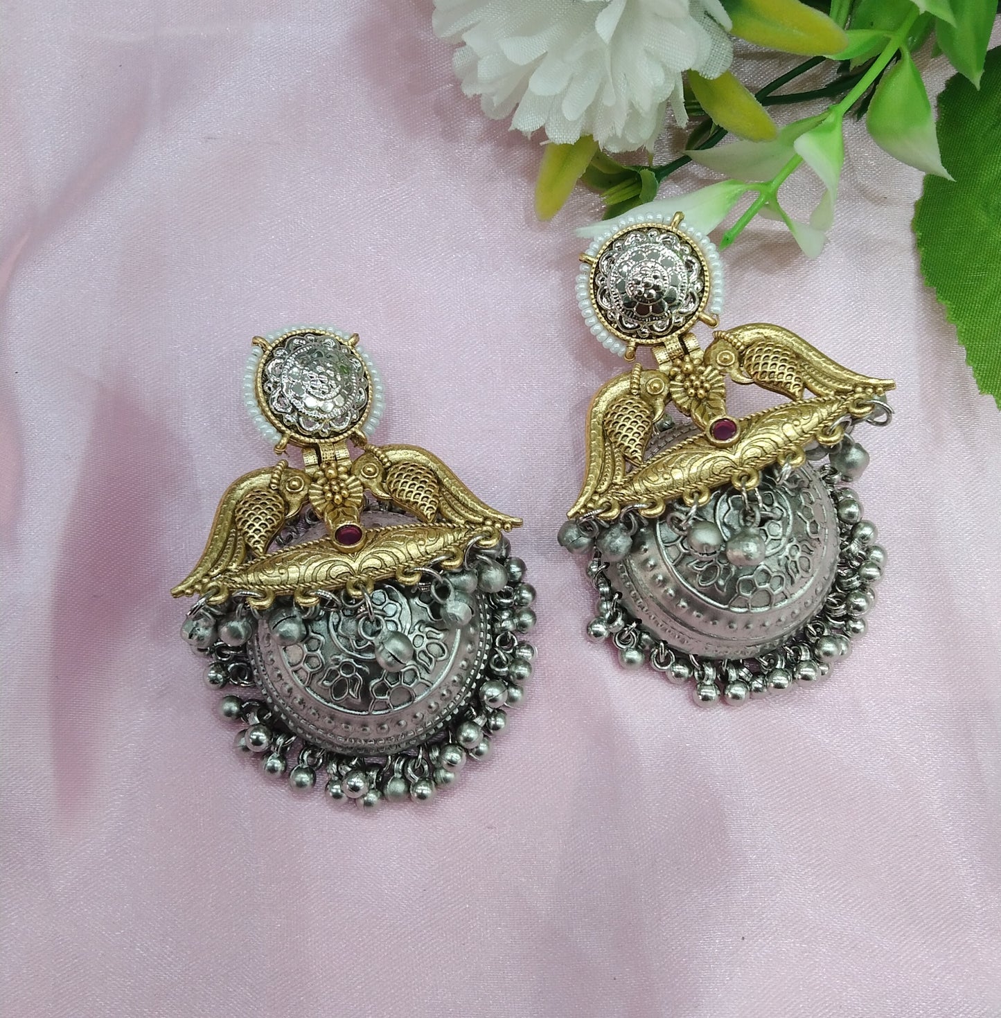 Brass Jhumka Bollywood Kritika Earrings
