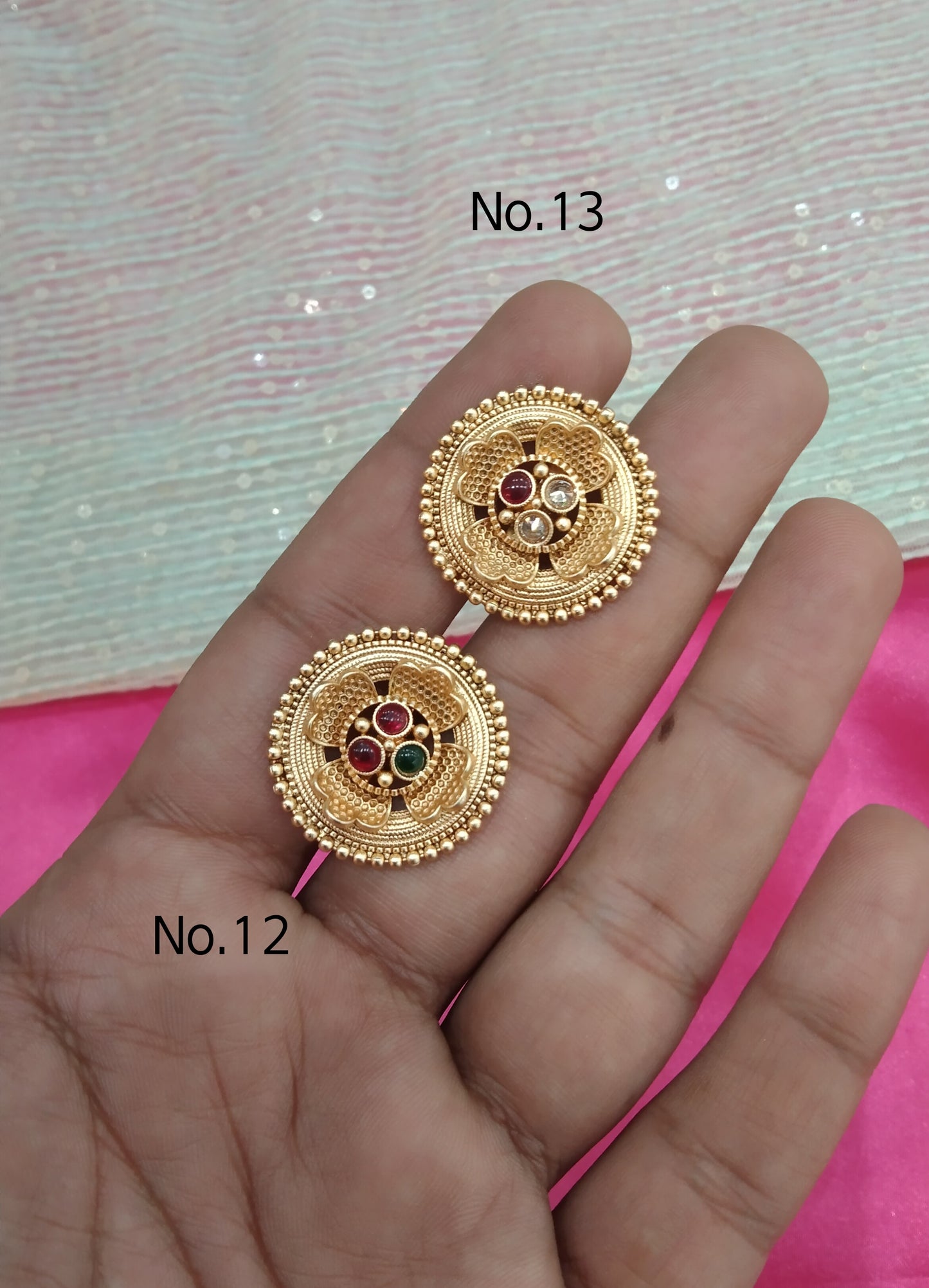 Gold Cocktail Indian Finger Rings