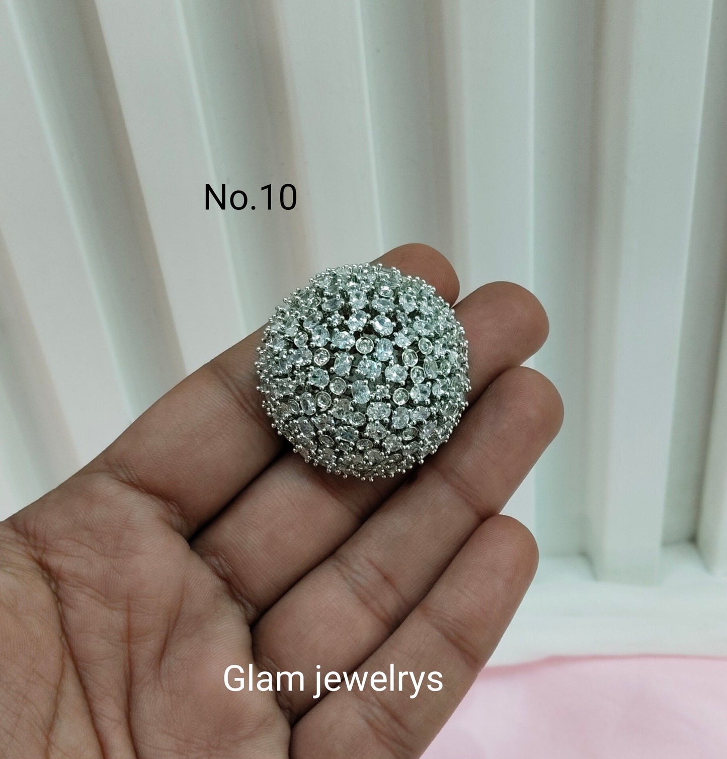 CZ American Diamond Adjustable Indian Finger Rings