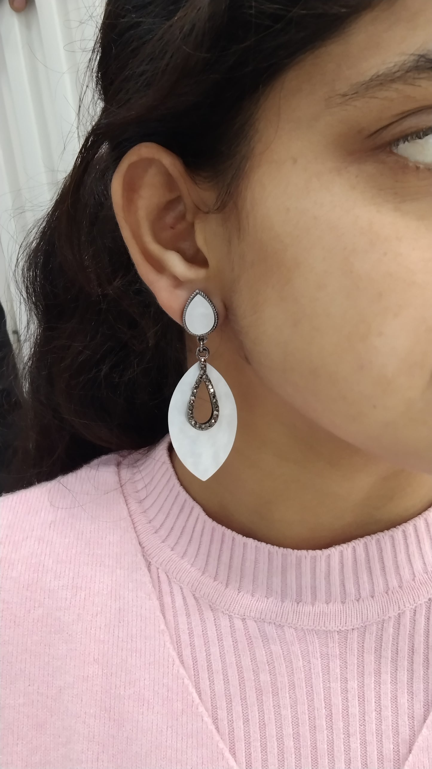 Brass Bollywood Bhanshi Earrings