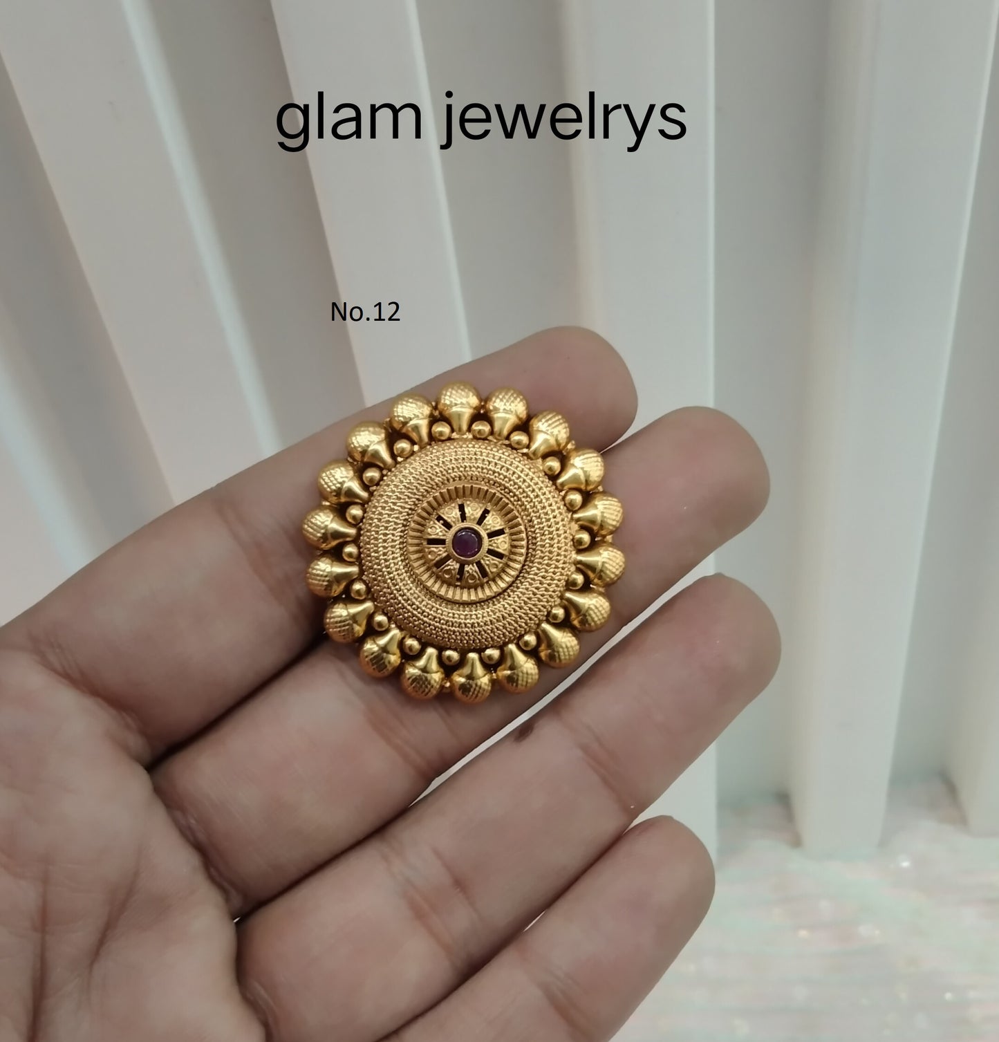 Gold Cocktail Indian Finger Rings