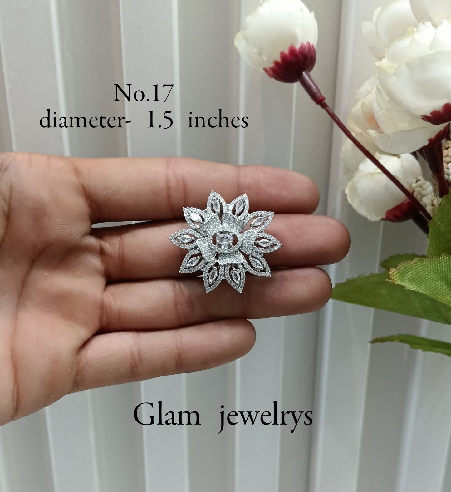 CZ American Diamond Adjustable Indian Finger Rings