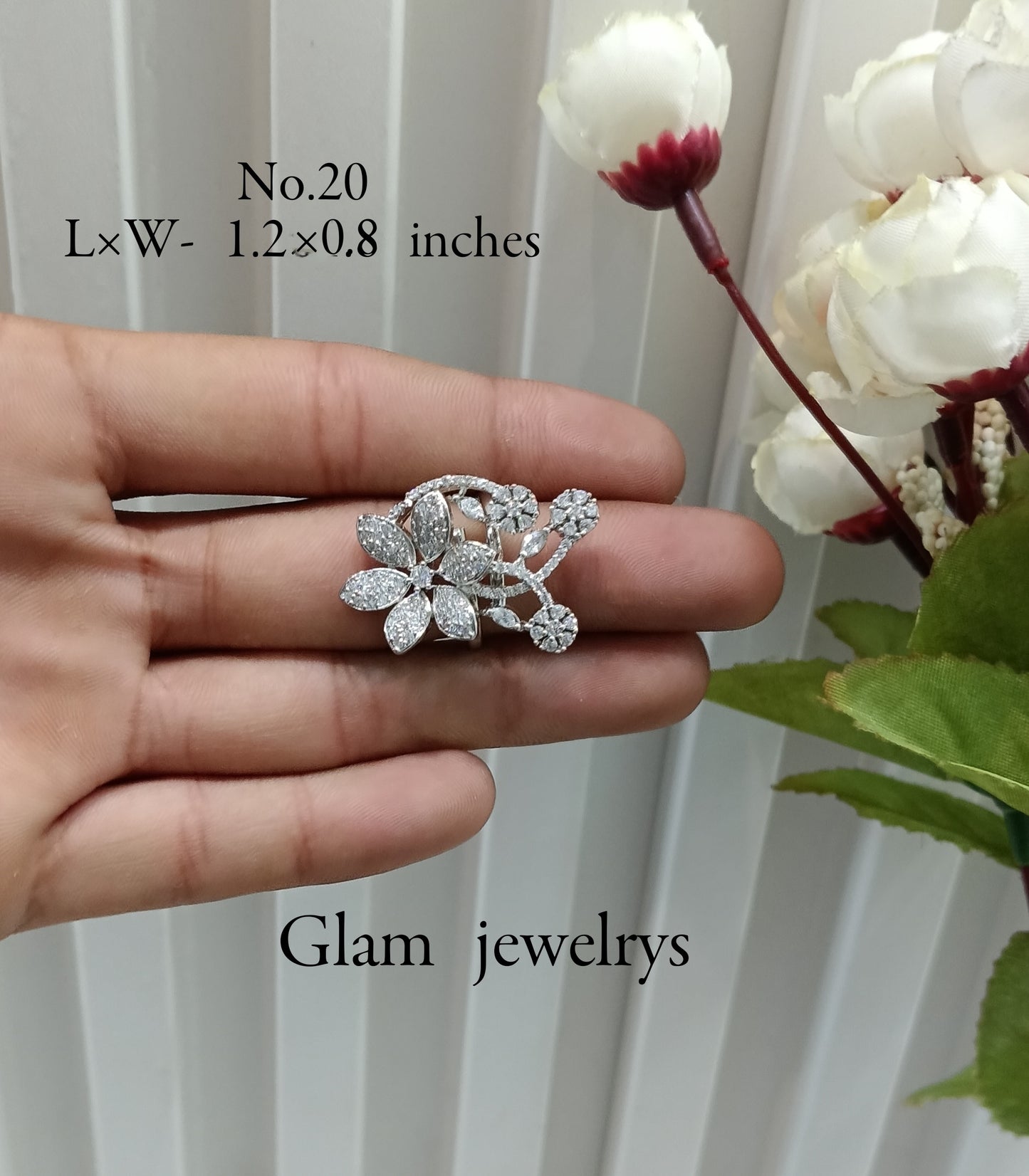 CZ American Diamond Adjustable Indian Finger Rings