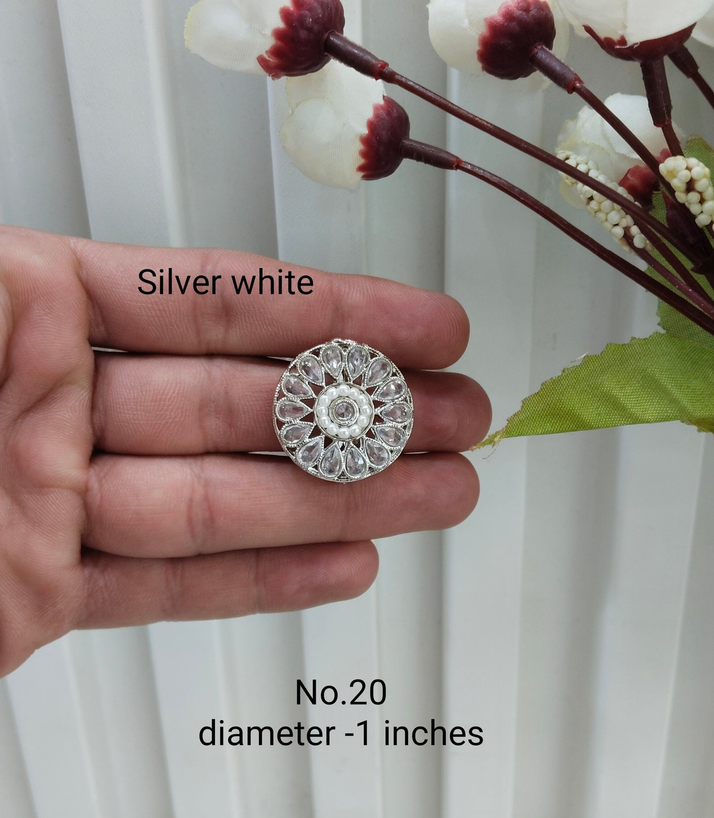 Antique Gold and Silver Cocktail Indian Finger Rings