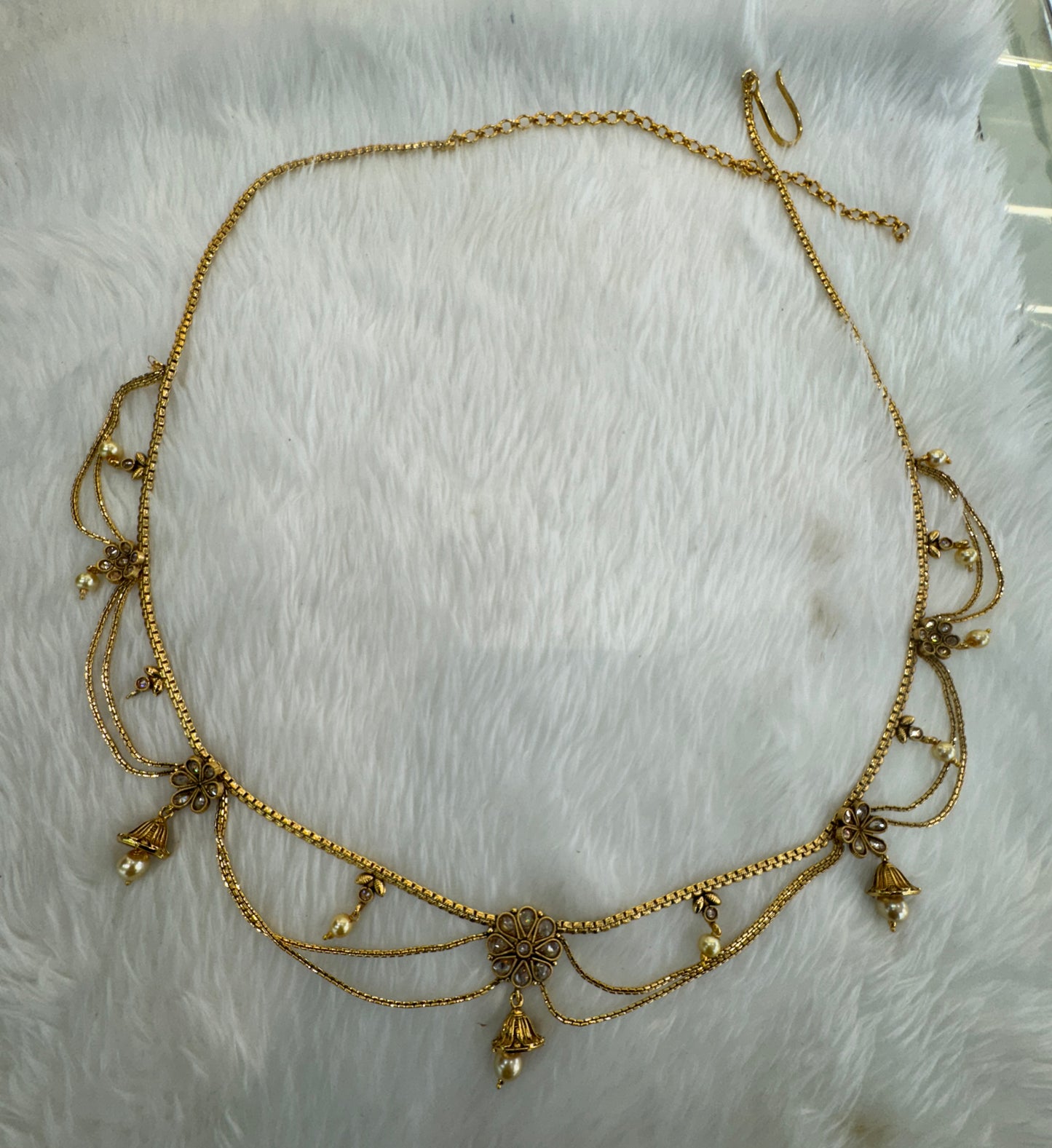 Gold Belly Chain sari saree chain Jewellery Indian Kamarbandh Kamarband Online