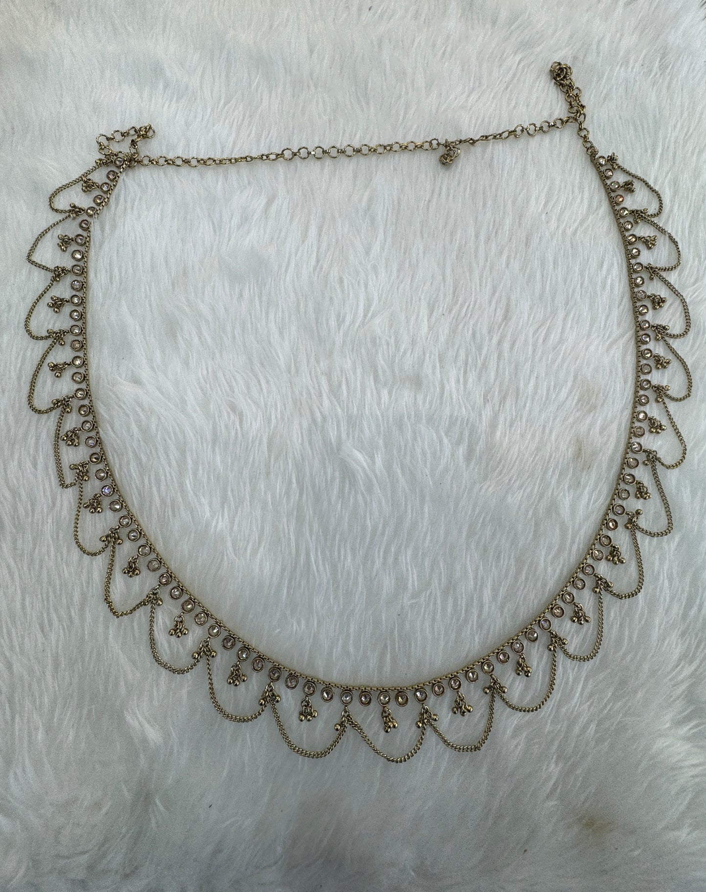 Antique Gold Belly Chain sari saree chain Jewellery Indian Kamarbandh Kamarband Online