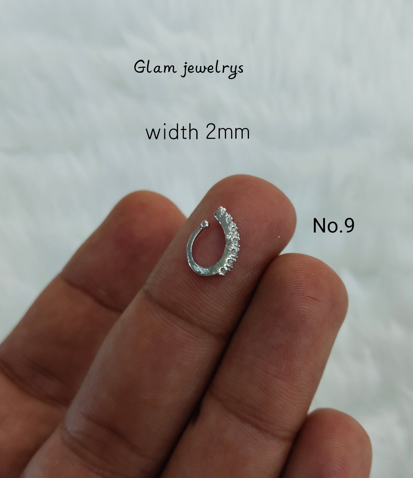 Clip On Nose Pins Indian Rings