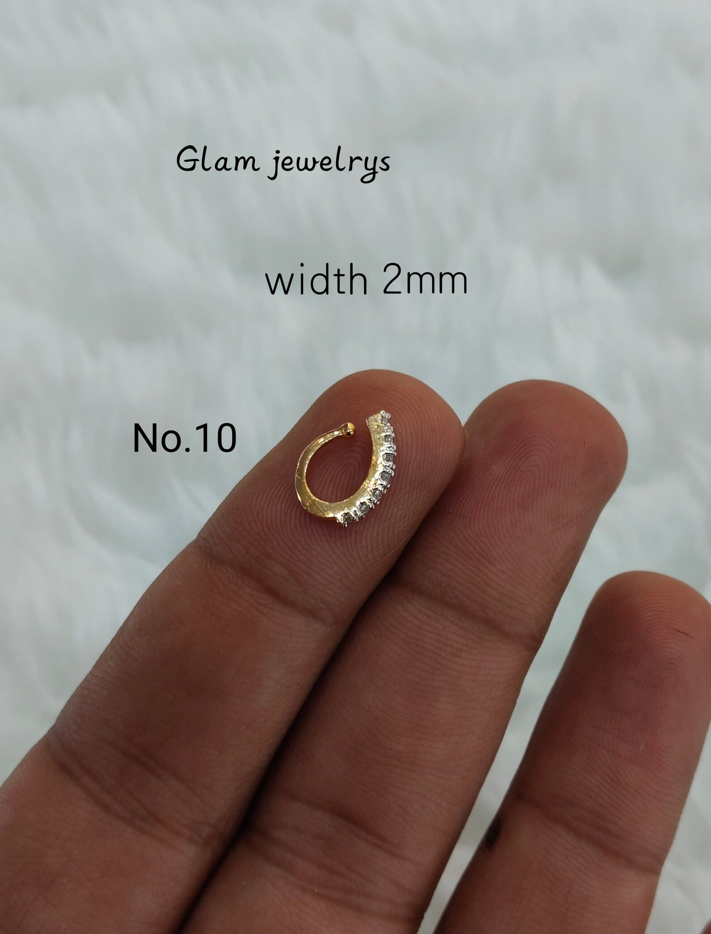 Clip On Nose Pins Indian Rings