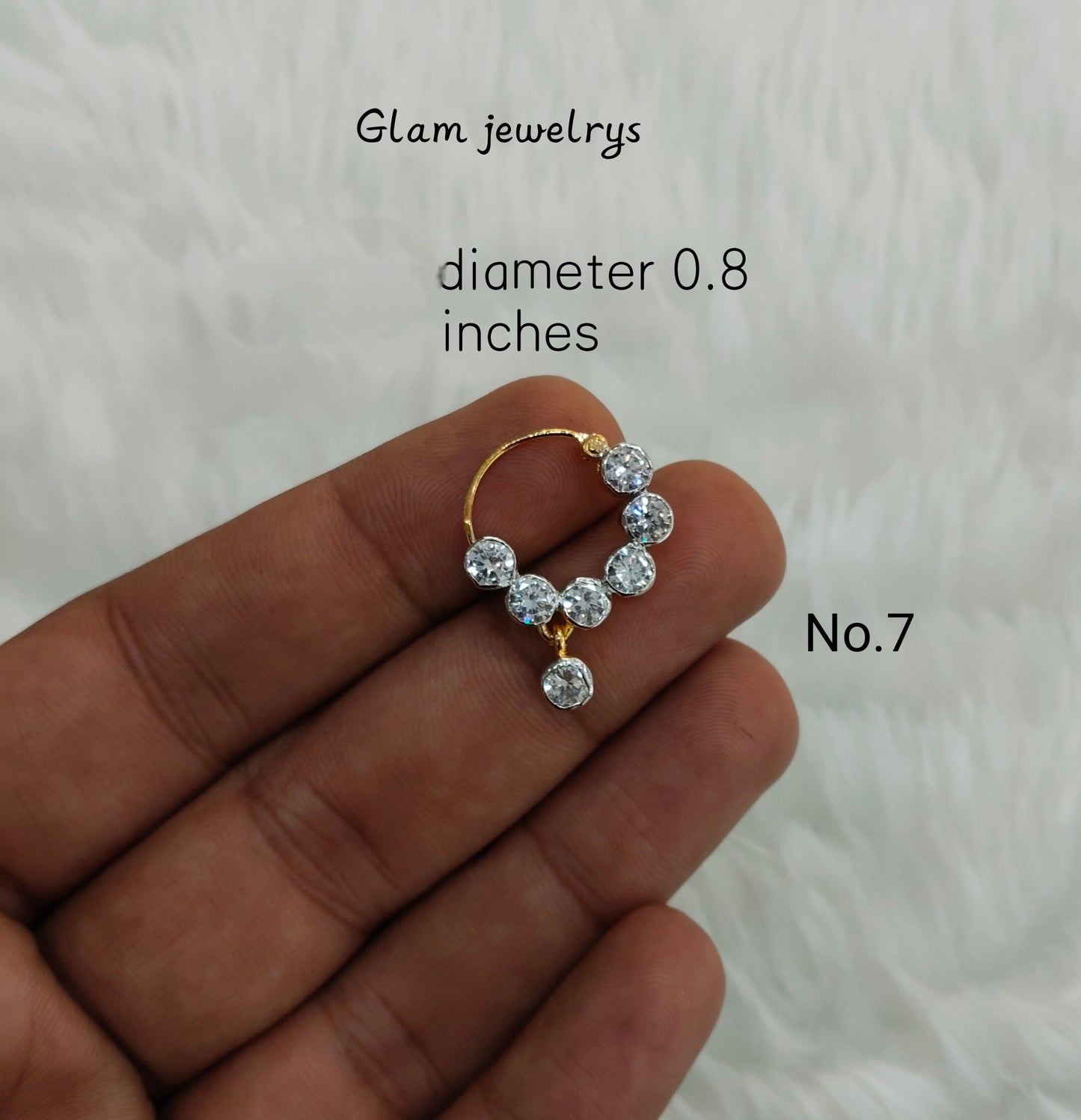 Clip On Nose Pins Indian Rings