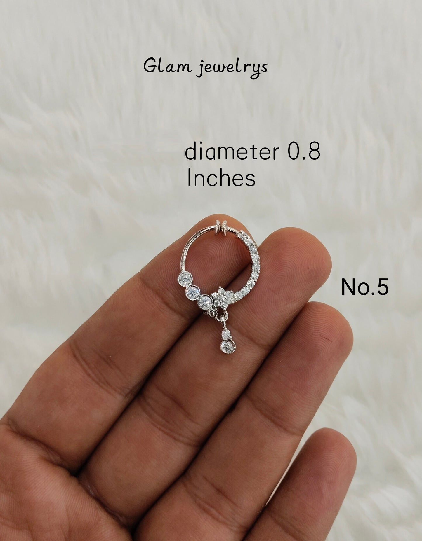 Clip On Nose Pins Indian Rings
