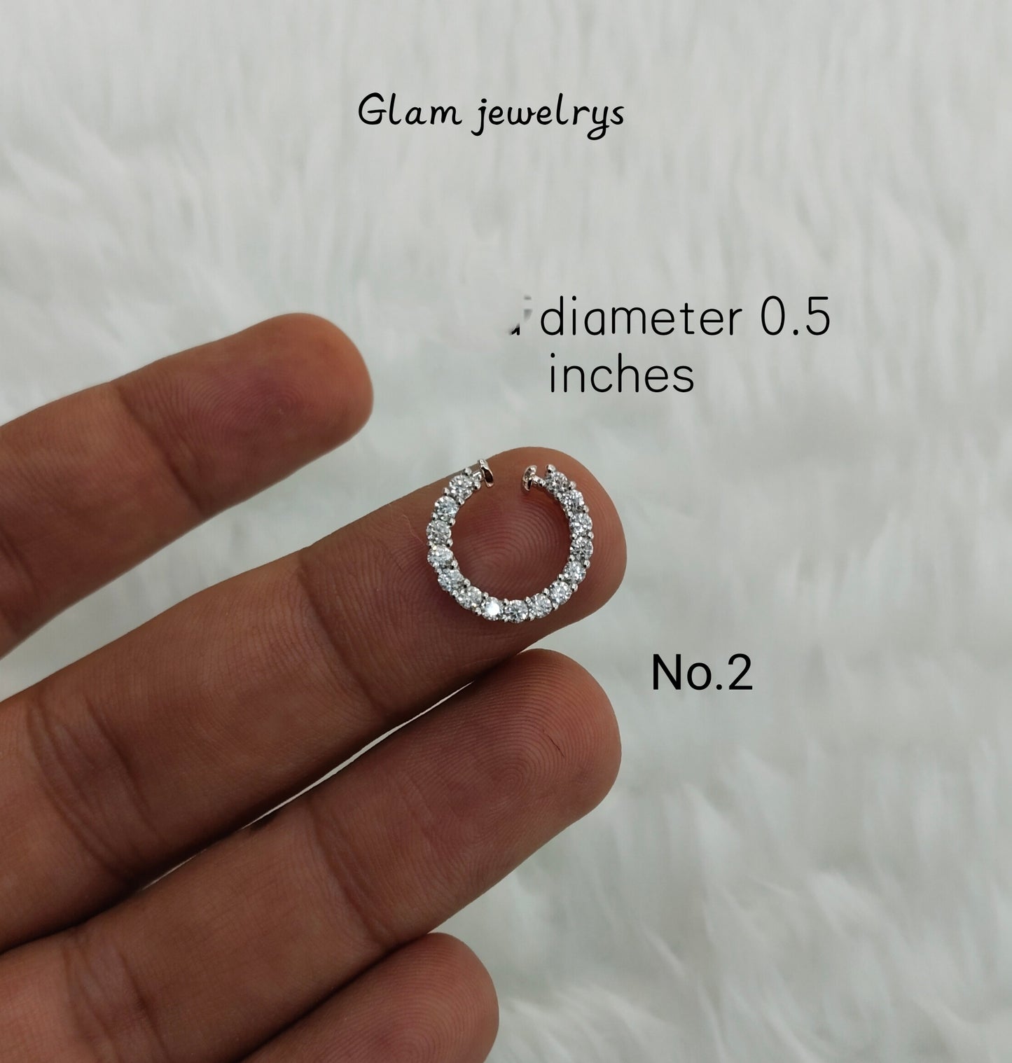 Clip On Nose Pins Indian Rings
