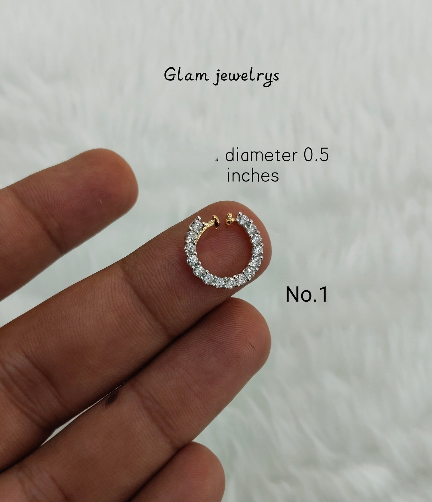 Clip On Nose Pins Indian Rings