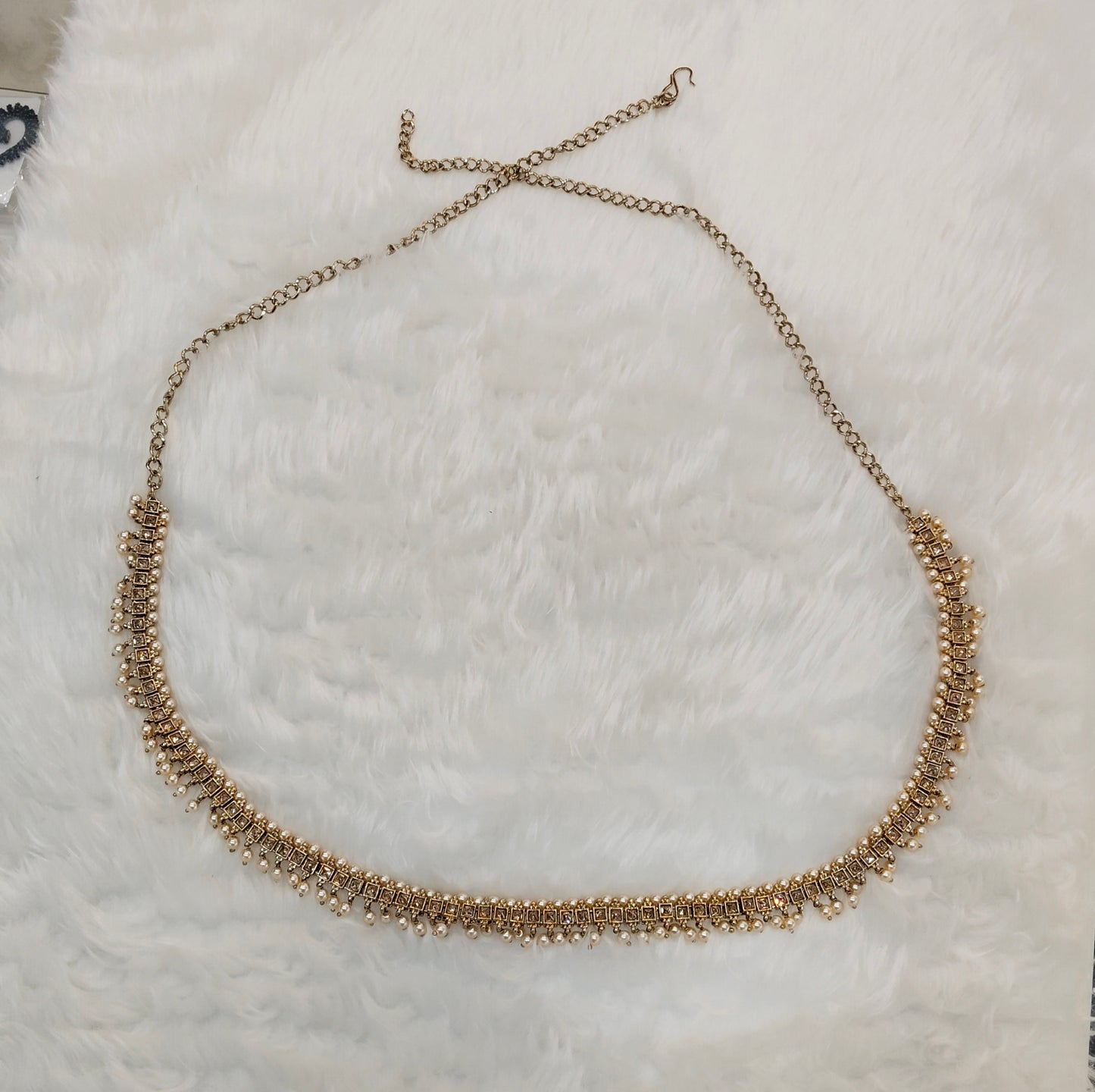 Antique Gold indian Belly Chain kamarbelt Saree Chain