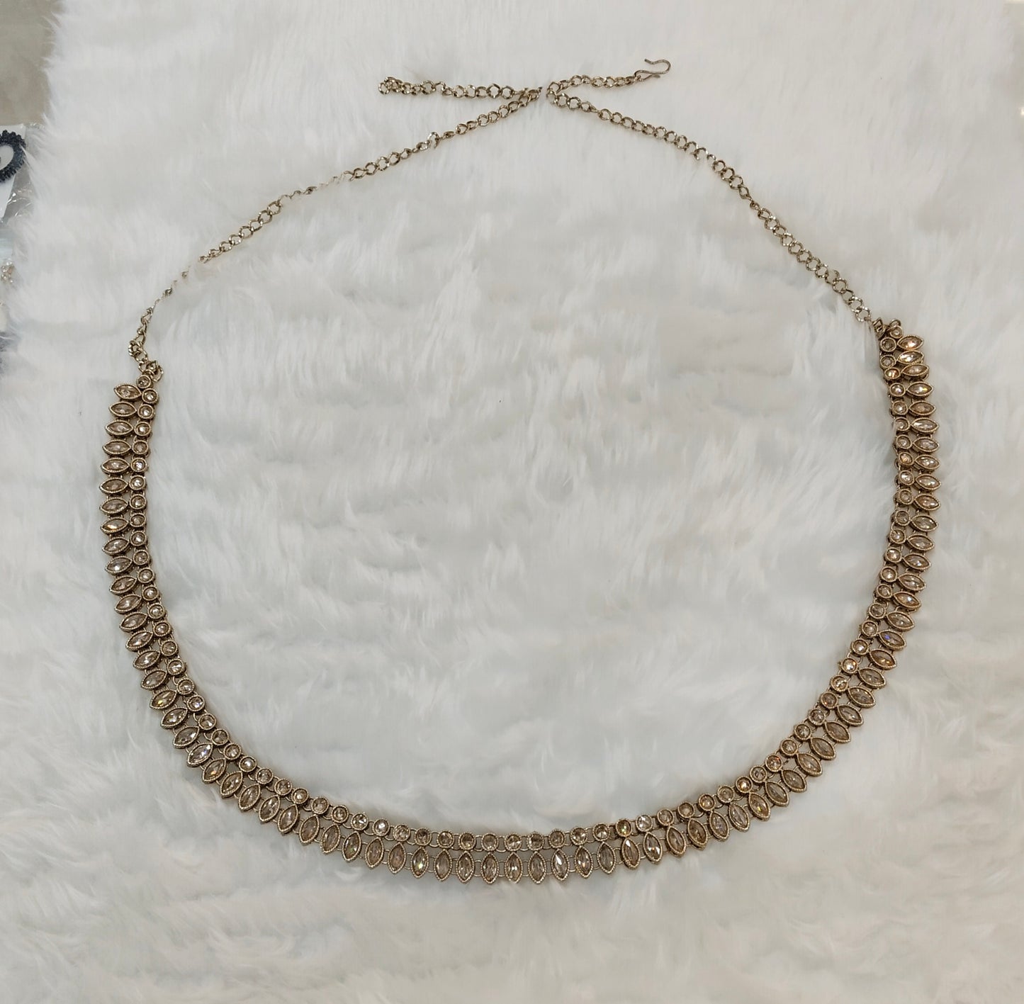 Antique Gold indian Belly Chain kamarbelt Saree Chain