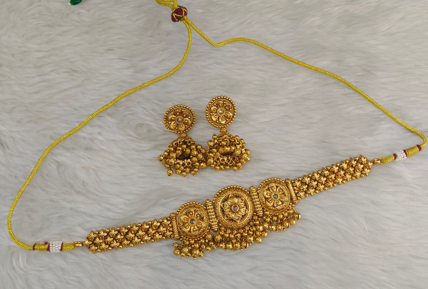 Gold Polki Kundan choker set/ Gold choker May set