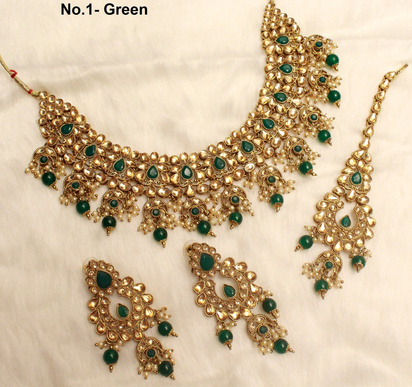 Indian Jewellery/Dark gold/maroon/pastel green/green/peach Bridal Kundan necklace Set/Bollywood Gold Indian hira Jewellery