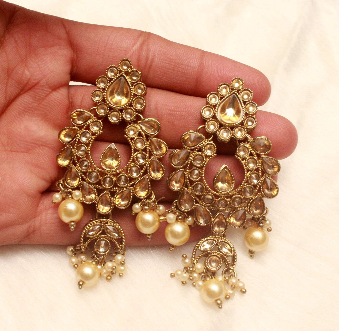 Indian Jewellery/Dark gold/maroon/pastel green/green/peach Bridal Kundan necklace Set/Bollywood Gold Indian hira Jewellery