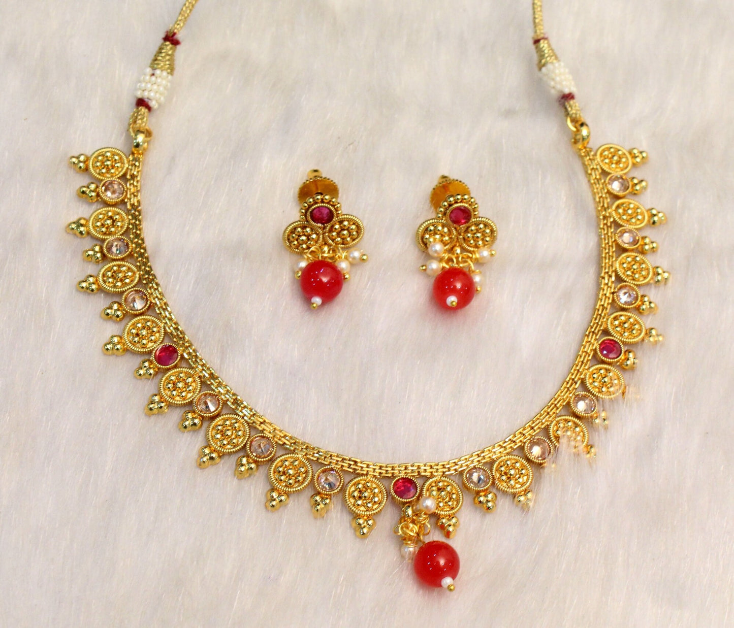 Indian Polki Jewellery Indian Necklace Set/ Bollywood Style Gold Finish South Indian bridal Jewelry/ Sanam Indian jewellery set