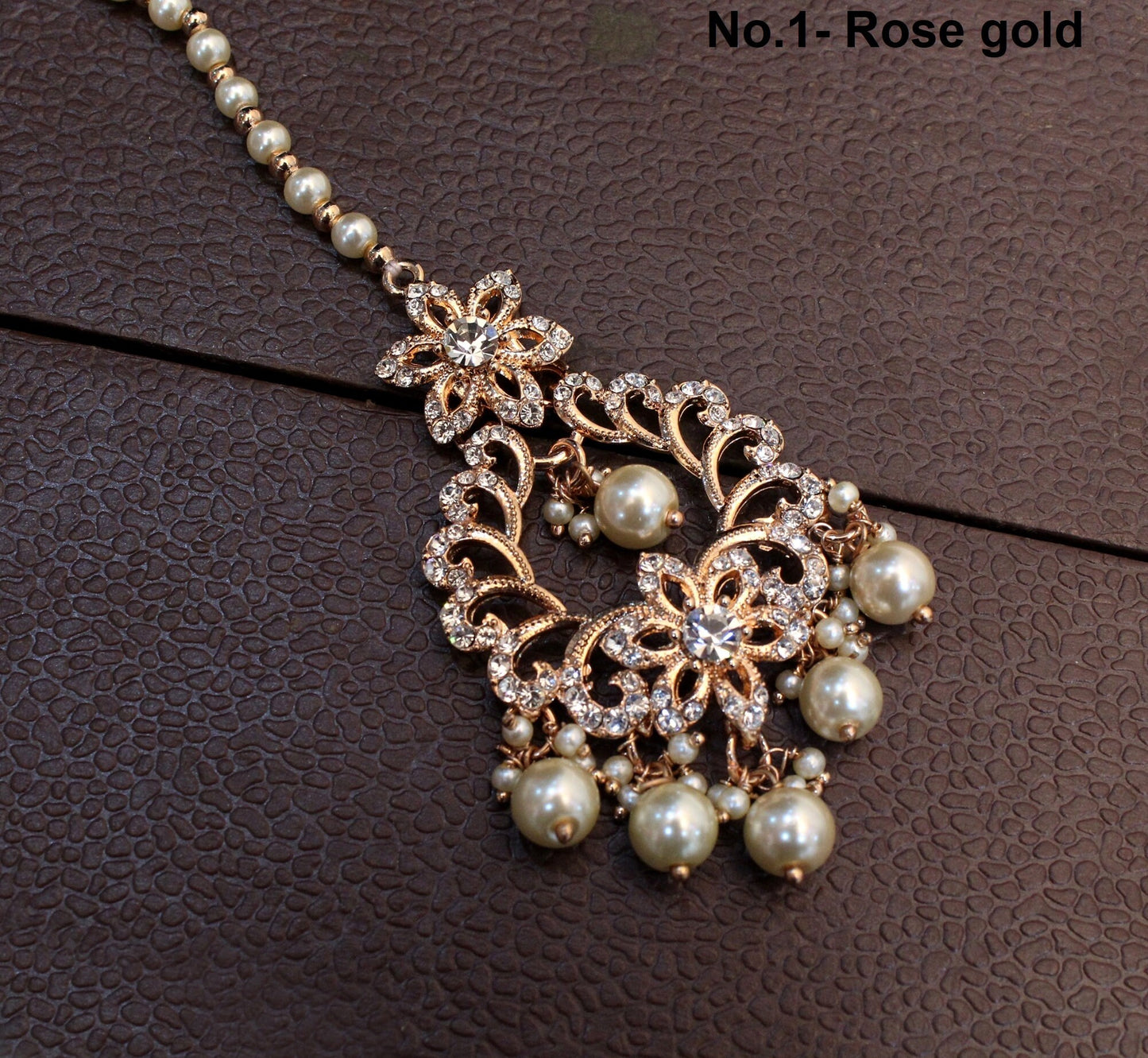 Tika Tikka Jewellery Indian Headpiece Tikka Jewelry/rose gold HeadPiece tikka tika Hair / Maang Tikka Indian Jewellery