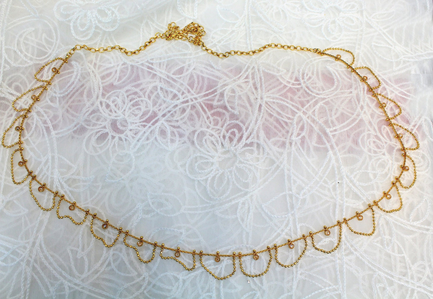Sari Saree Chain Gold Polki Belly Waist Sari Saree Chain Jewelry Indian Kamarbandh Kamarband Belt Indian Jewelry/Simple Body Chain Jewellery