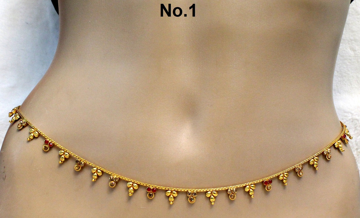 Sari Saree Chain Gold Polki Belly Waist Jewelry South Indian Jewelry Kamarband bandh band Belt/Simple Body Chain Jewellery