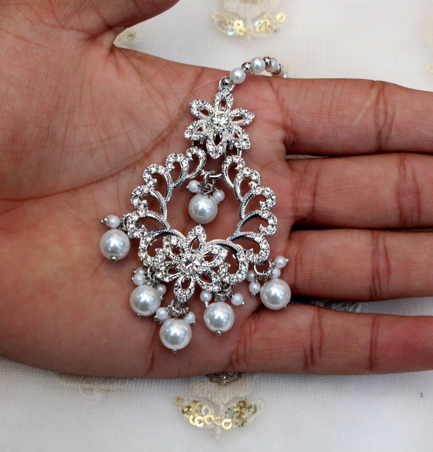 Tika Tikka Jewellery Indian Headpiece Tikka Jewelry/rose gold HeadPiece tikka tika Hair / Maang Tikka Indian Jewellery