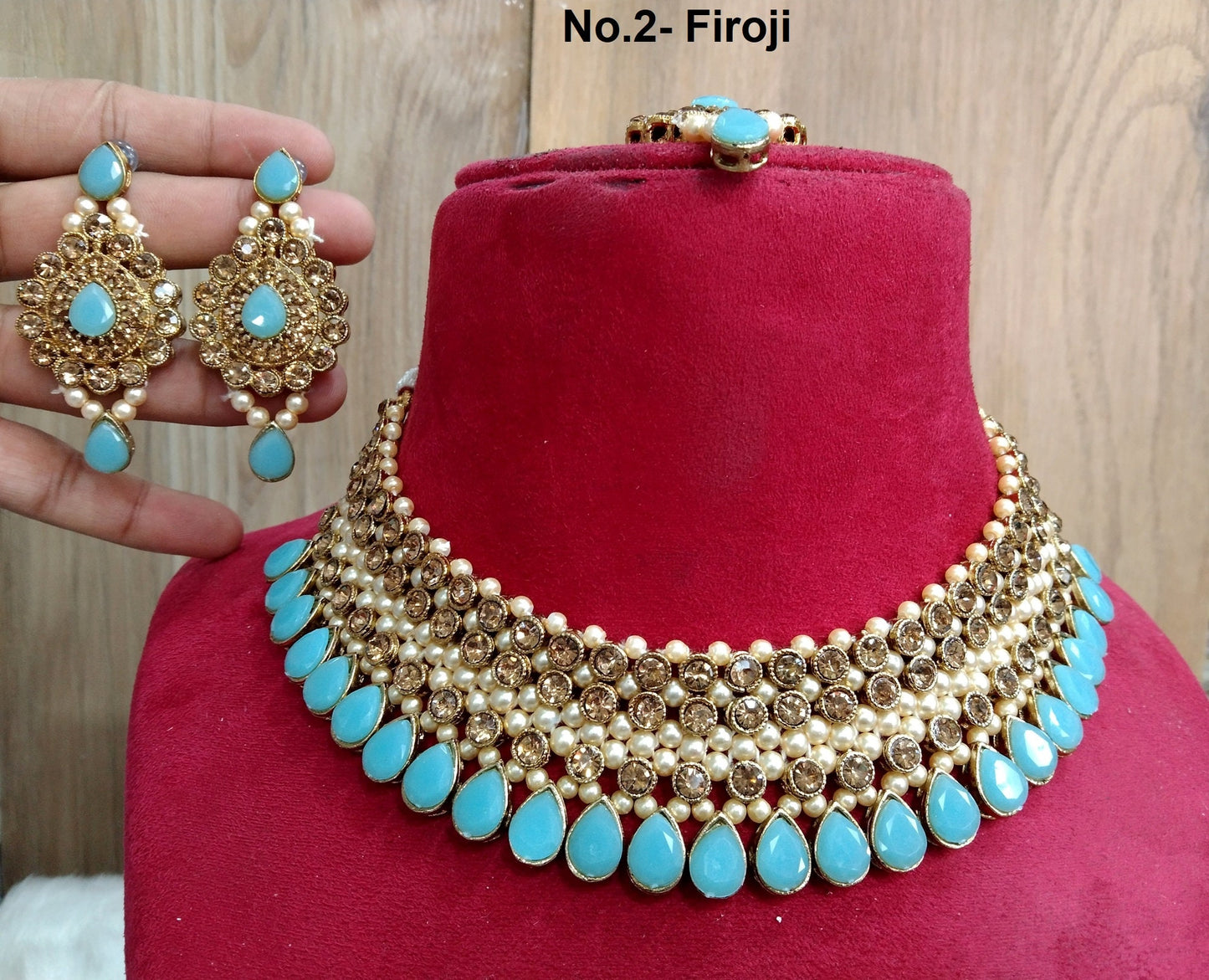 Indian Kundan Necklace Jewellery Set/Bollywood wedding kundan Delicate Bridal Wedding Jewellery Set