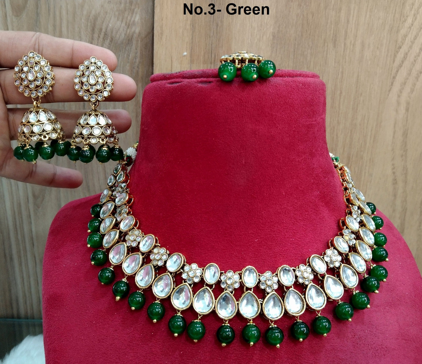 Ivory Indian Jewellery ,Grey Kundan necklace Set Indian Wedding Semi Bridal Ethnic Bridal Necklace, bridesmaids set, Punjabi set