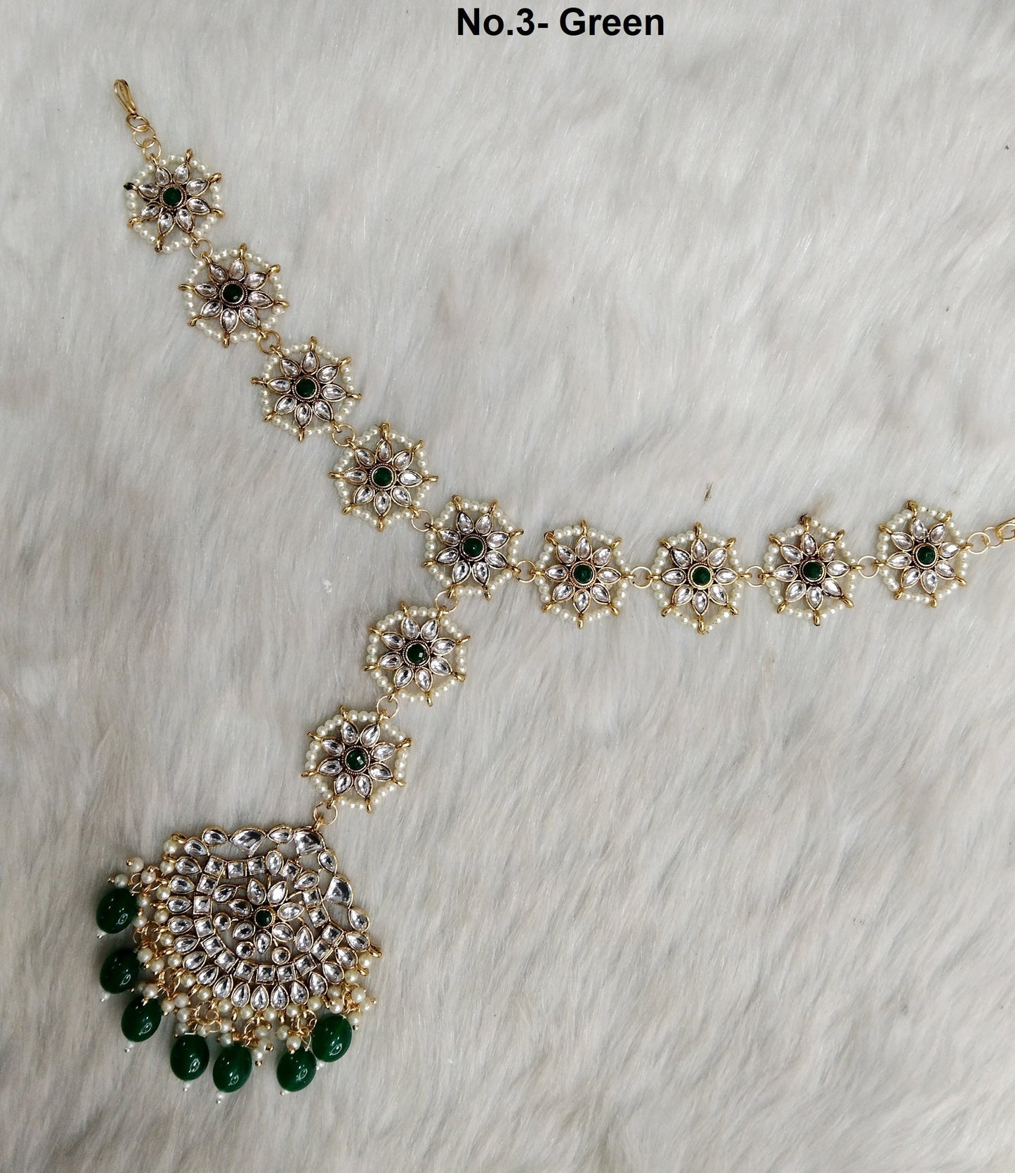 Indian Headpiece Matha Patti sheesh phool Head Chain/Bollywood Head Piece Tikka Hair chain/ Indian Head Jewellery/Pakistani Head Jewellery