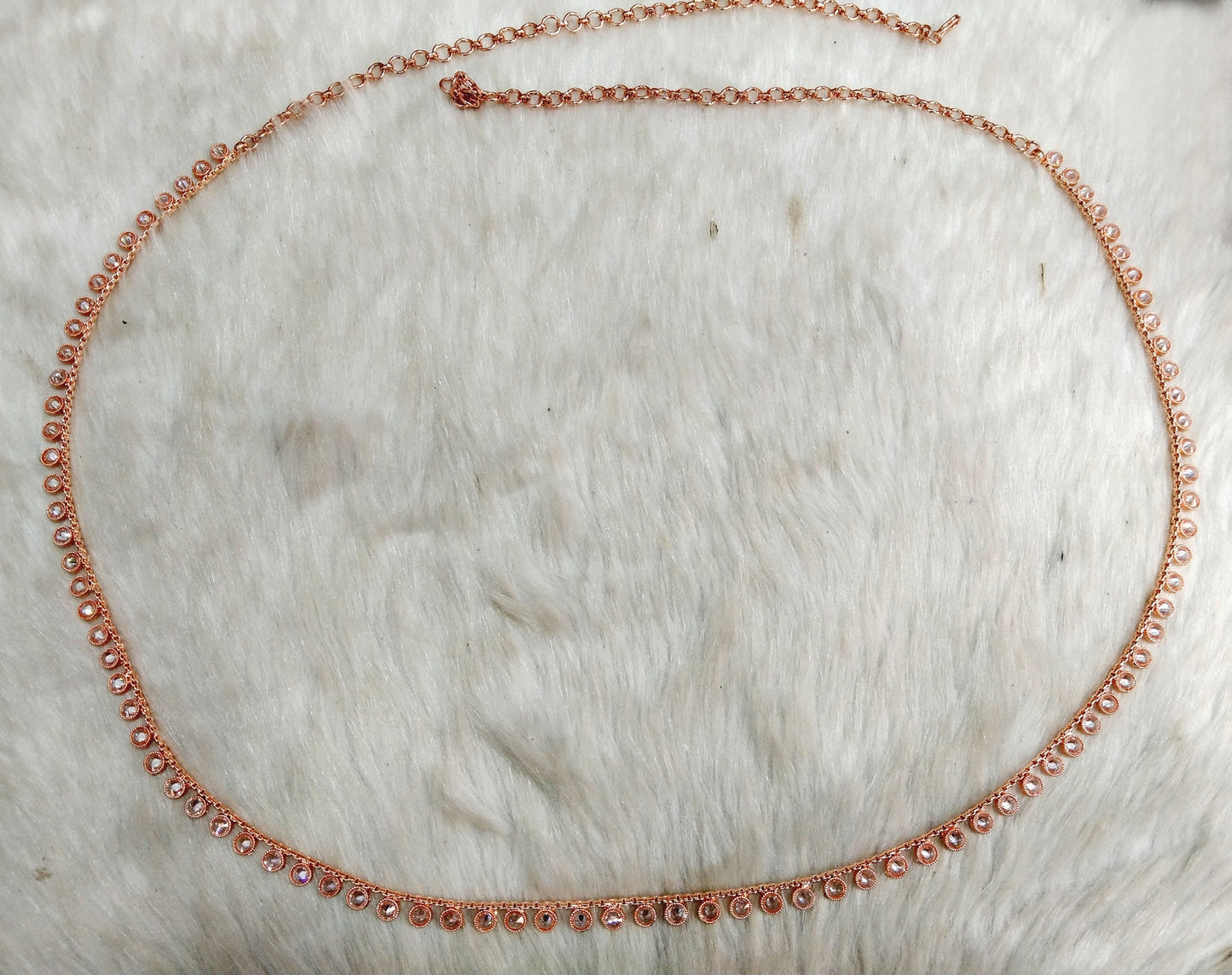 Waist Sari Saree Chain Jewellery Indian Kamarbandh Kamarband Belt/Rose gold Simple Body Chain Jewellery