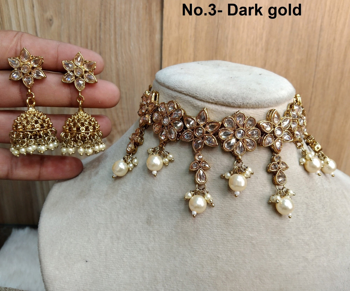 Indian  Jewellery Antique gold pink, dark gold, mint, green choker Tikka Set/Gold Bollywood niagara Set/Indian ethnic choker set