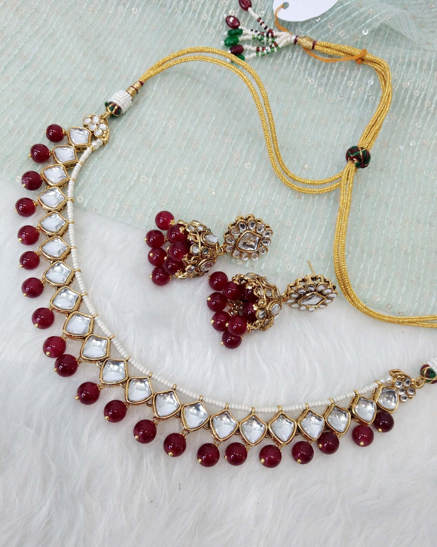 Indian  Jewellery , Kundan necklace Set Indian Wedding Bridal Ethnic Bridal Necklace,bridesmaid shakira set,Punjabi set