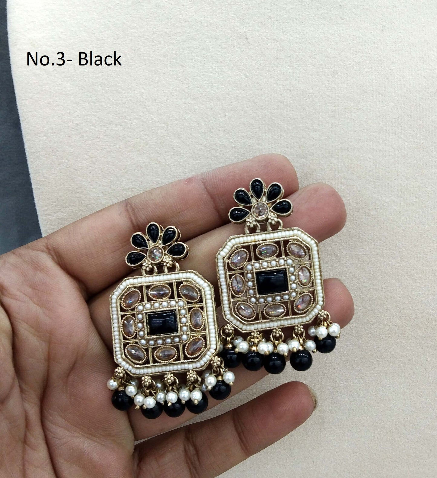 Indian Earrings Jewellery/ Earrings/ bollywood Earrings chirag Set