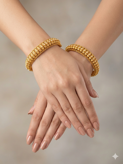 Indian bangles Traditional bollywood jewelry Piyali Gold bangles