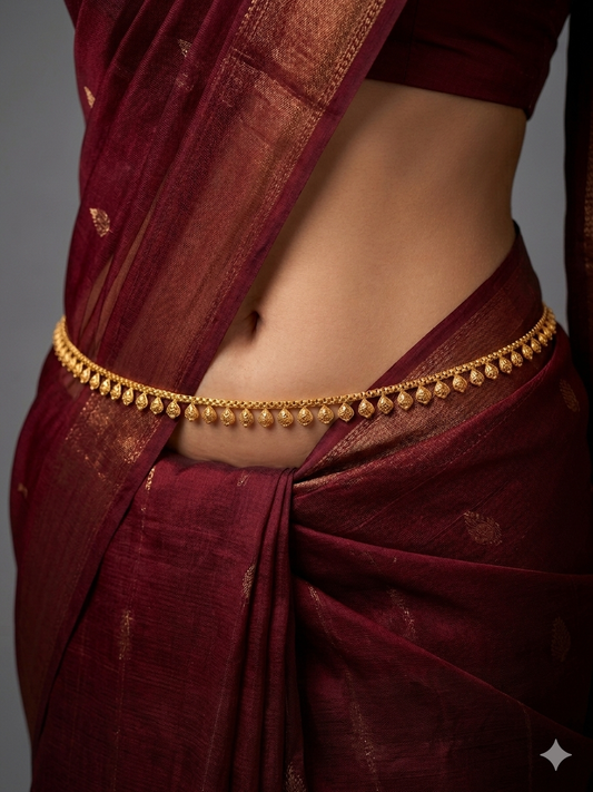 Gold Belly chain indian kamarbelt Alison saree chain