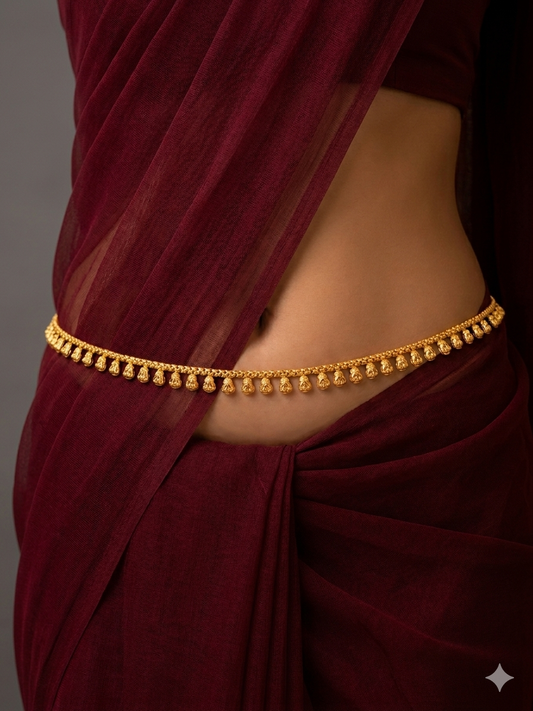 Gold Belly chain indian kamarbelt Alison saree chain