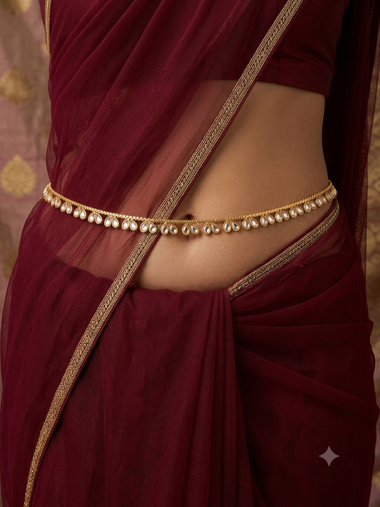 Gold Belly chain indian kamarbelt Marco saree chain