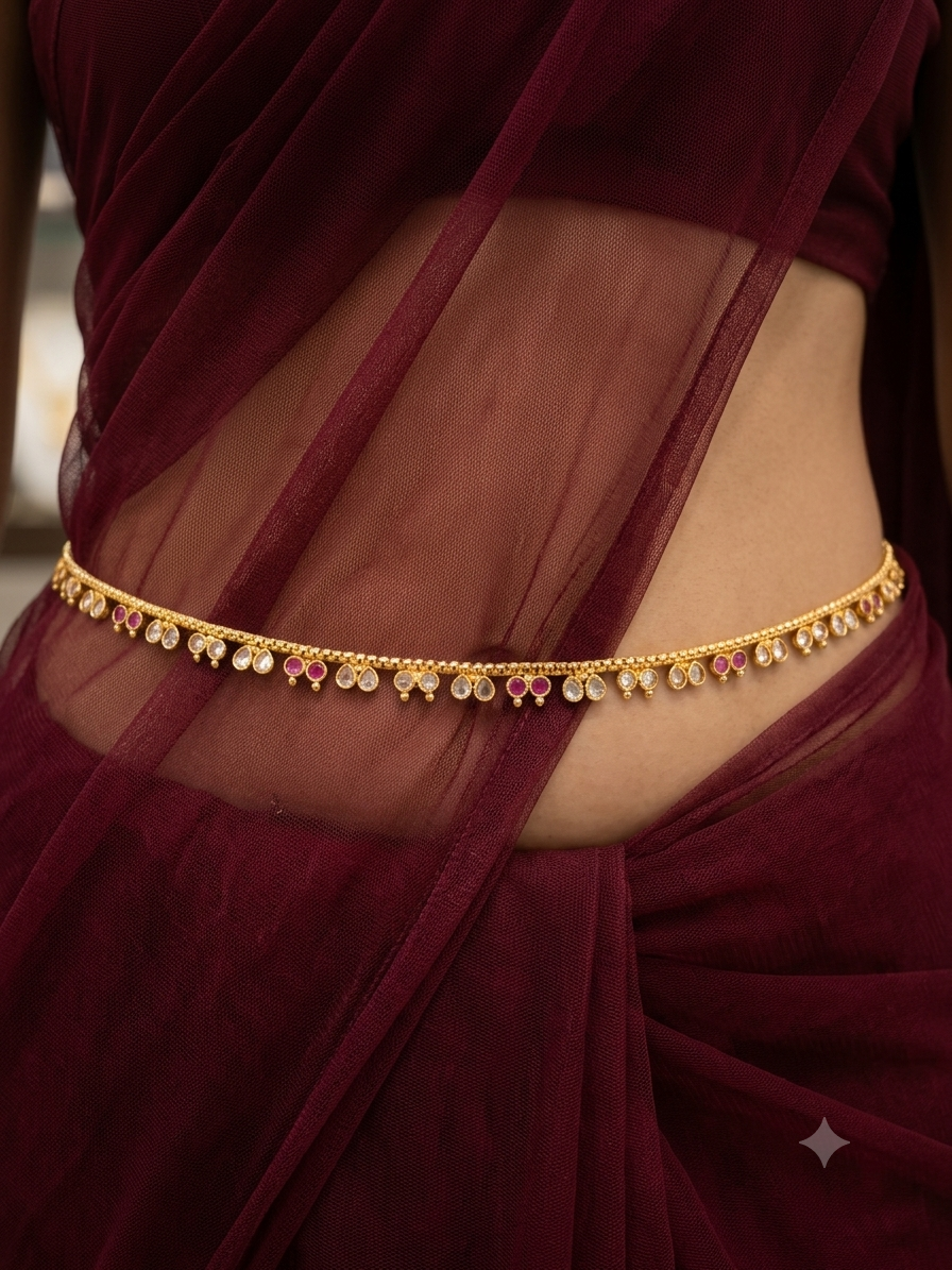 Gold Belly chain indian kamarbelt Marco saree chain